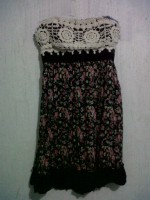 Blusa florida con relleno