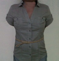 Blusa con Cincho trensado